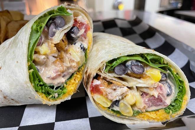 Order Chicken Sante Fe Wrap food online from Menches Brothers store, Uniontown on bringmethat.com