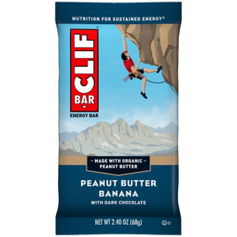 Order Clif Peanut Butter & Banana Dark Chocolate 2.4oz food online from 7-Eleven store, Kansas City on bringmethat.com