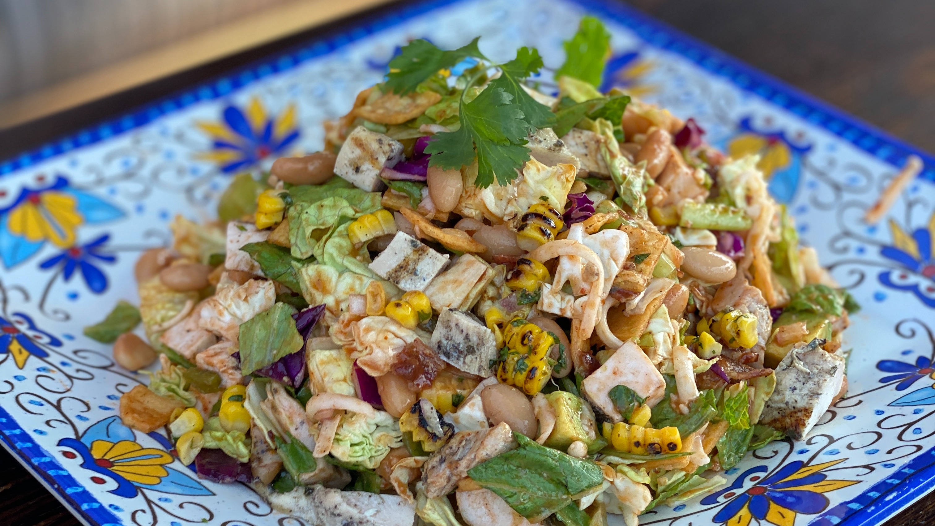 Order Crazy Chicken Salad food online from Baja Sharkeez store, Newport Beach on bringmethat.com