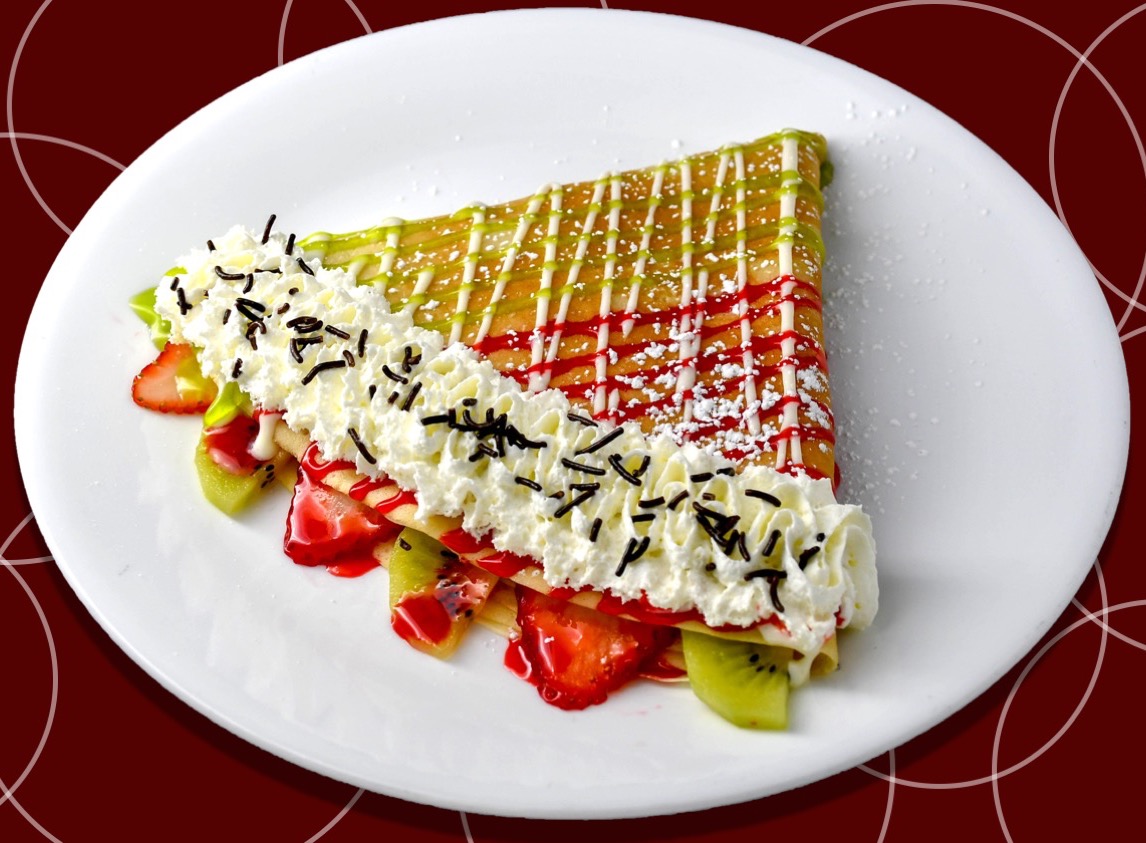 Order Strawberry-Kiwi Crepe food online from Tornado Crepe store, West Valley City on bringmethat.com