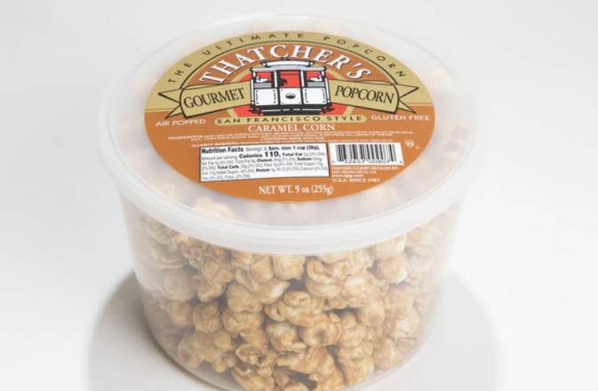 Order Caramel - 9 Oz food online from Thatcher's Special Popcorn store, San Francisco on bringmethat.com