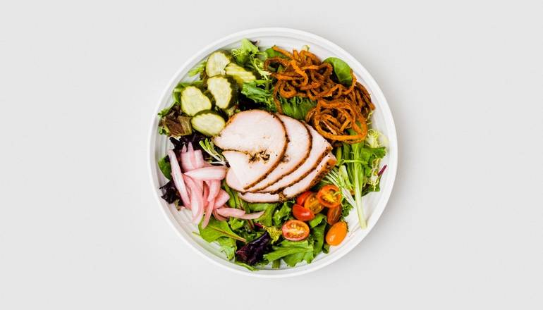 Order BBQ Green Salad food online from Honeymoon Chicken store, Bethesda on bringmethat.com