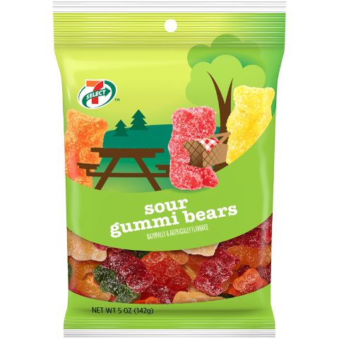 Order 7-Select Sour Gummi Bears 5oz food online from 7-Eleven store, West Columbia on bringmethat.com