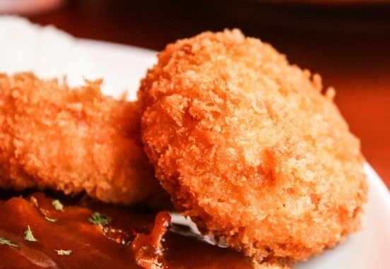 Order 2 Piece Croquette Plate food online from Stone Korean Kitchen store, San Francisco, CA on bringmethat.com