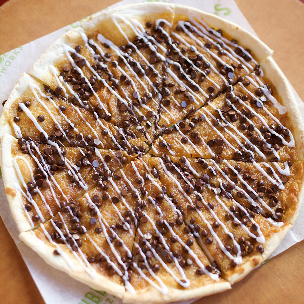 Order Chocolate Chip Pizza food online from Double Dave's store, Midland on bringmethat.com