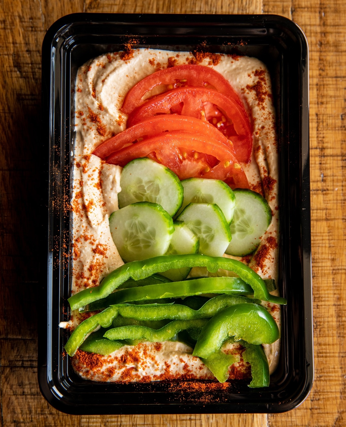 Order Hummus with Veggies food online from Bucharest Grill store, Detroit on bringmethat.com