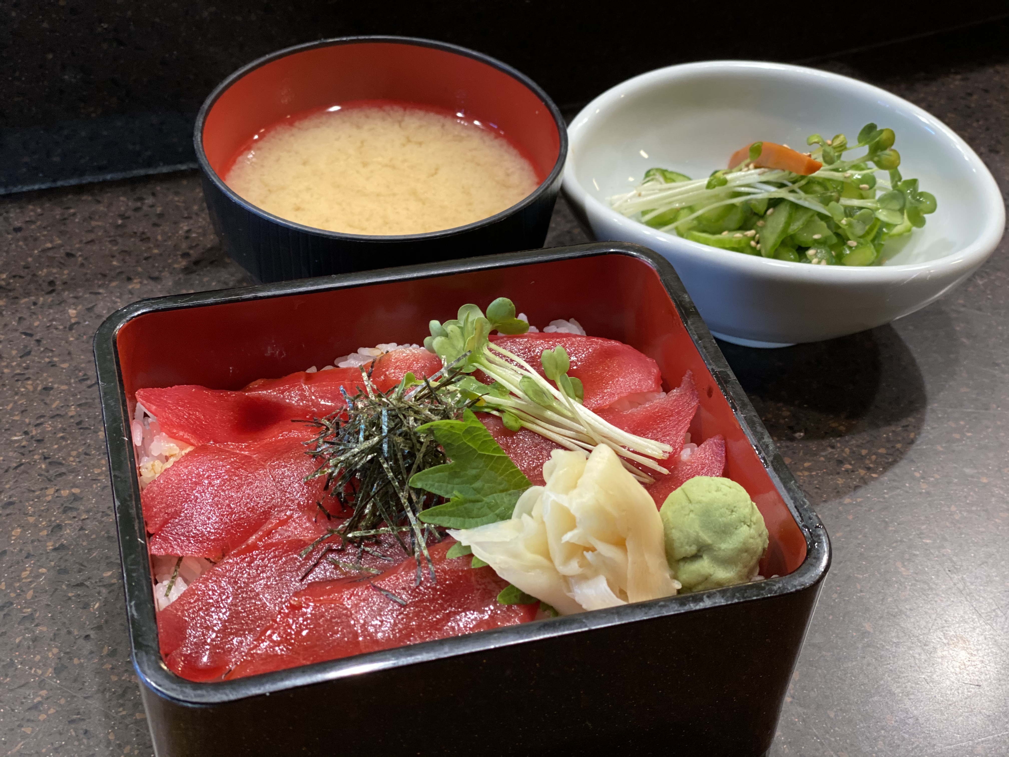 Order Premium Tekka Don Lunch food online from Kanpai Japanese Sushi Bar &amp; Gril store, Santa Monica on bringmethat.com
