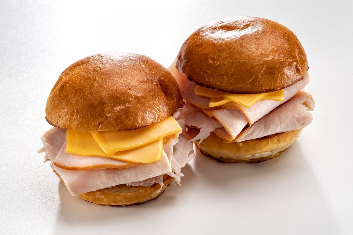 Order Kids Turkey & Cheese Sliders food online from Arooga's Grille House and Sports Bar store, Warwick on bringmethat.com