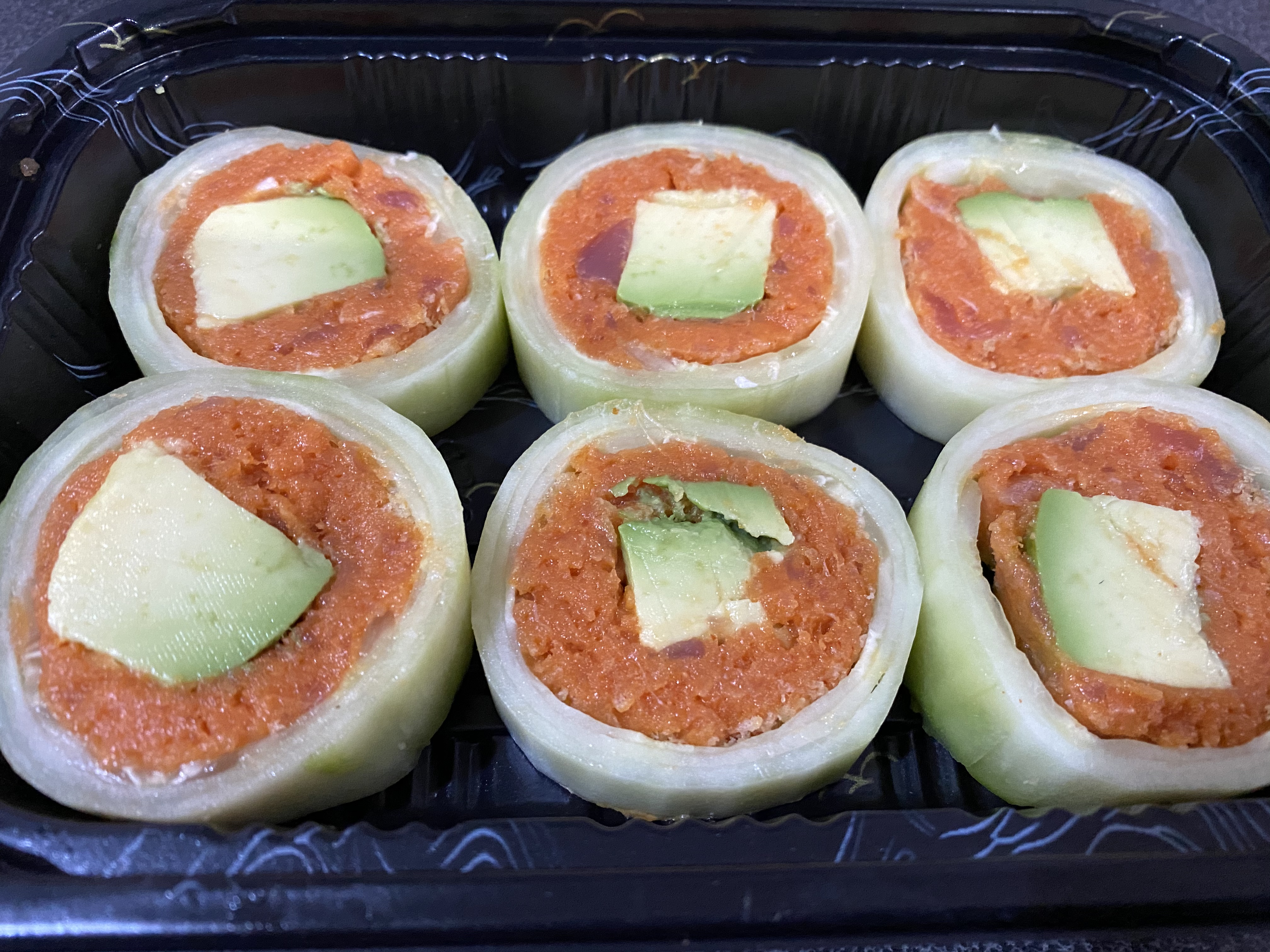 Order Spicy Tuna Naruto Roll food online from Bayard Sushi store, New York on bringmethat.com