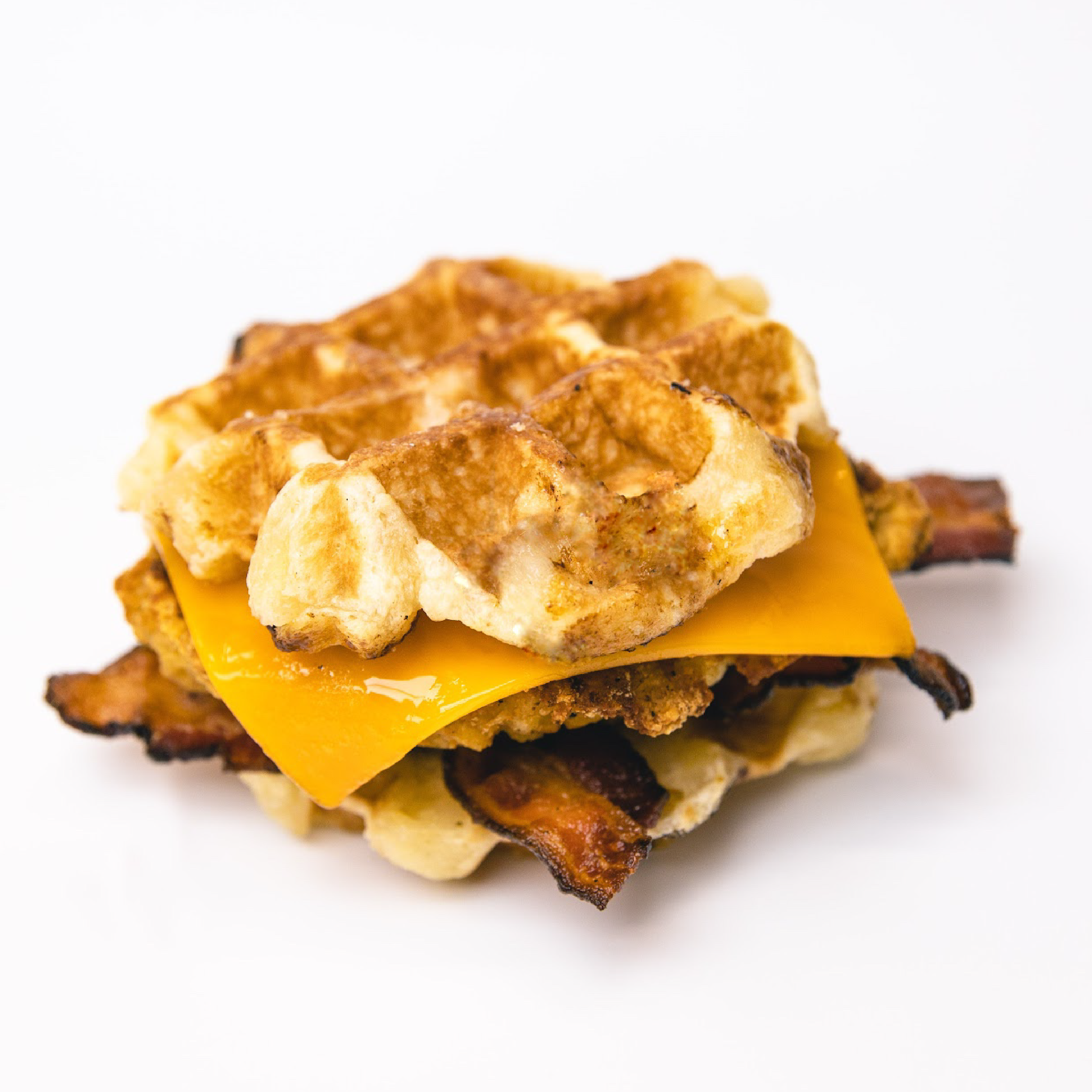 Order Happy-Go-Clucky Smashedwich food online from Smashed Waffle store, Greenville on bringmethat.com