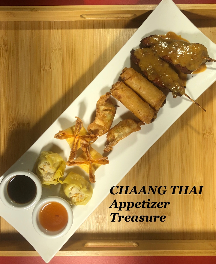 Order A1.Chaang Appetizer Treasure (Sample) -Lua Mit -3PD food online from Chaang Thai Restaurant store, Morgantown on bringmethat.com