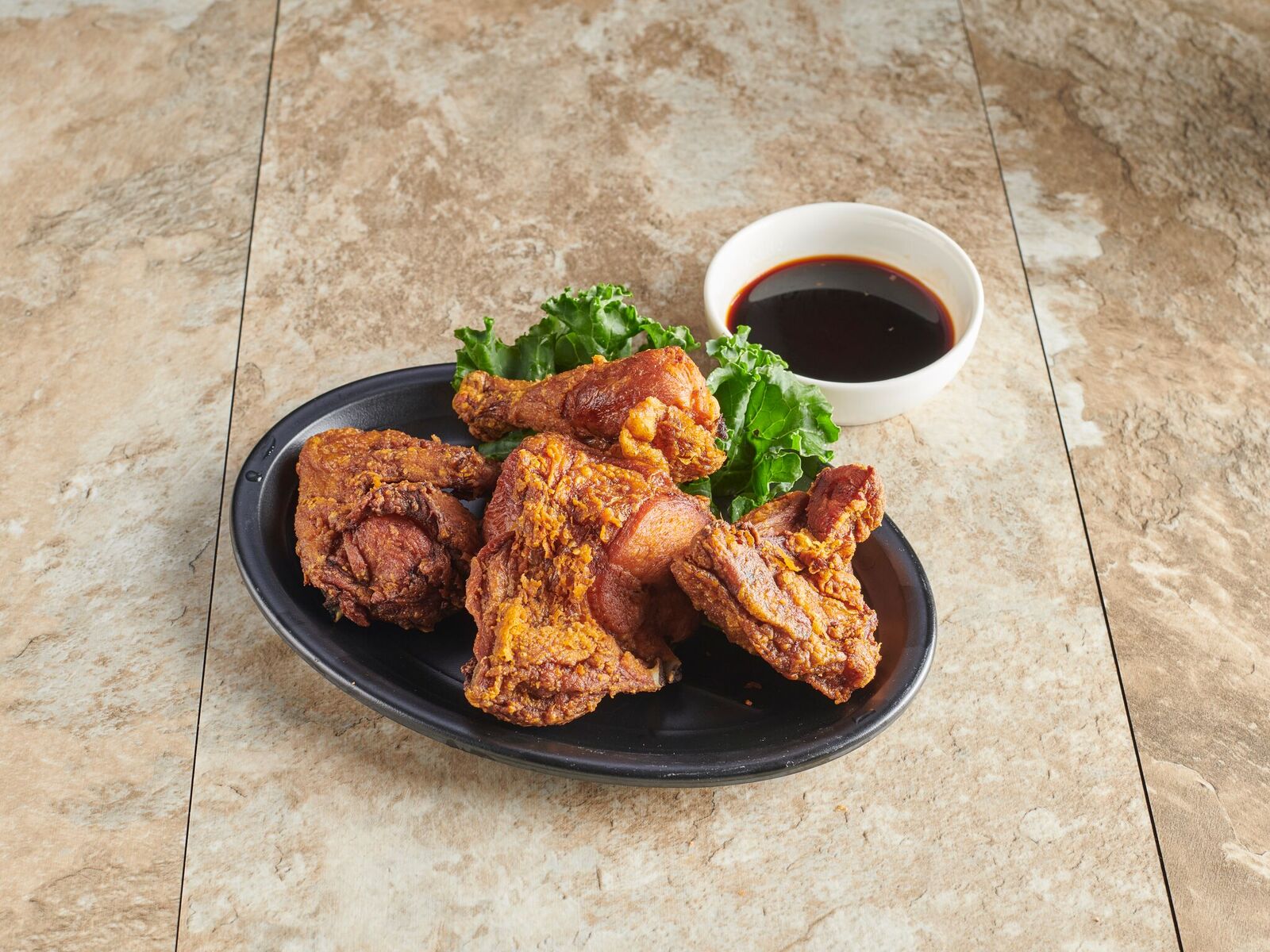 Order H2. Fried 1/2 Chicken food online from New Kim Wei Kitchen store, Brooklyn on bringmethat.com