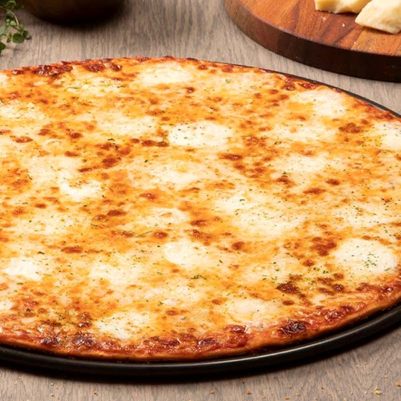Order Ultimate 4 Cheese Pizza - Individual 7" food online from Donatos Pizza store, Hudson on bringmethat.com