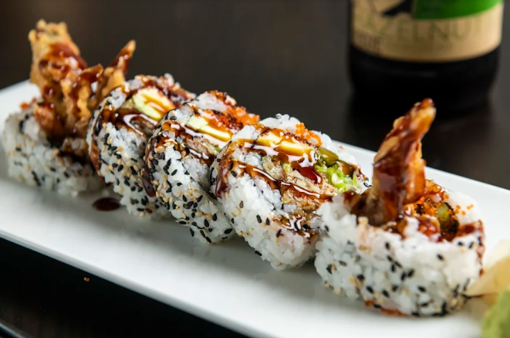 Order Softshell Crab Roll food online from Momosan Seattle store, Seattle on bringmethat.com