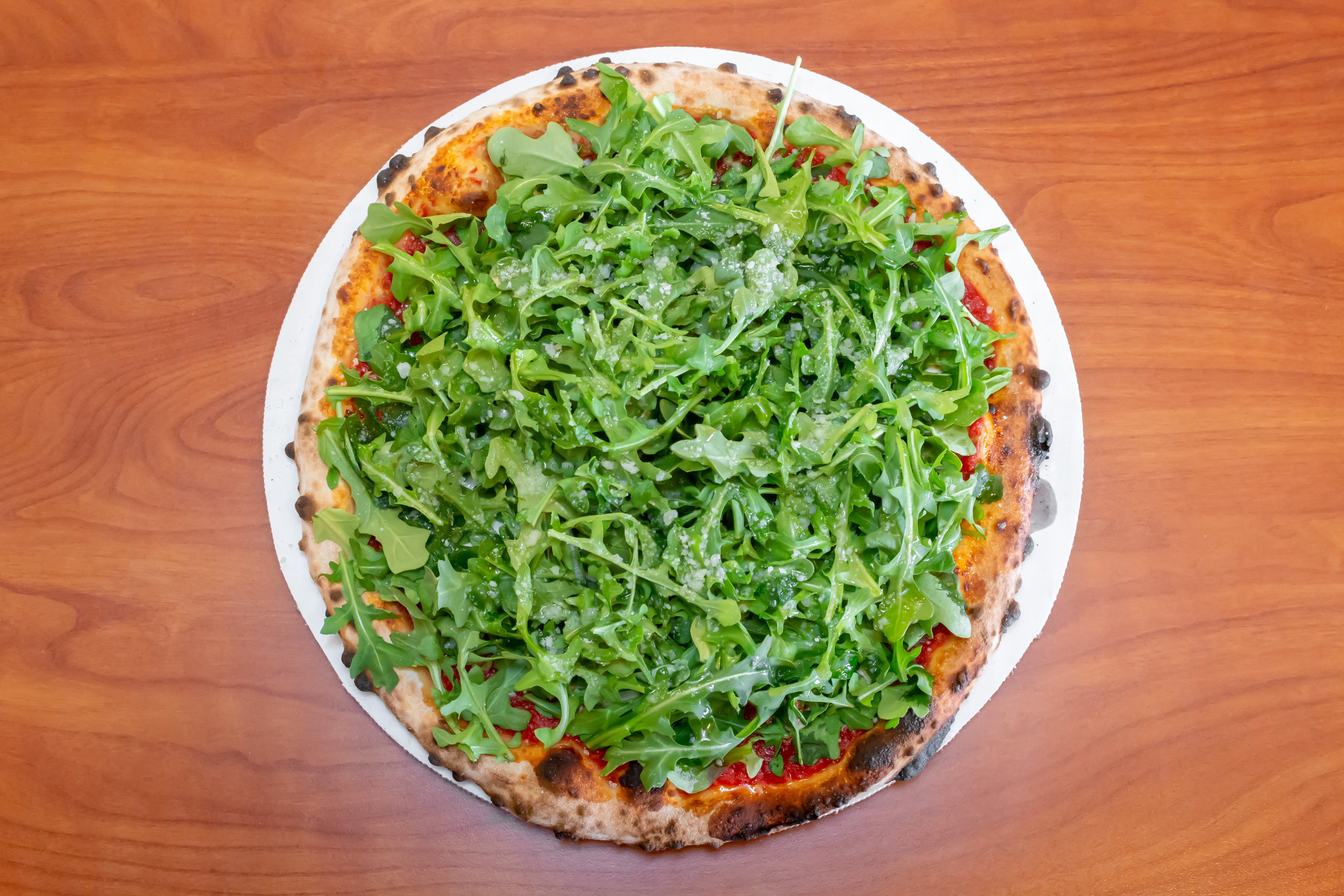 Order Verde Pizza - Medium 12'' (8 Slices) food online from Serino's Italian Deli store, Addison on bringmethat.com