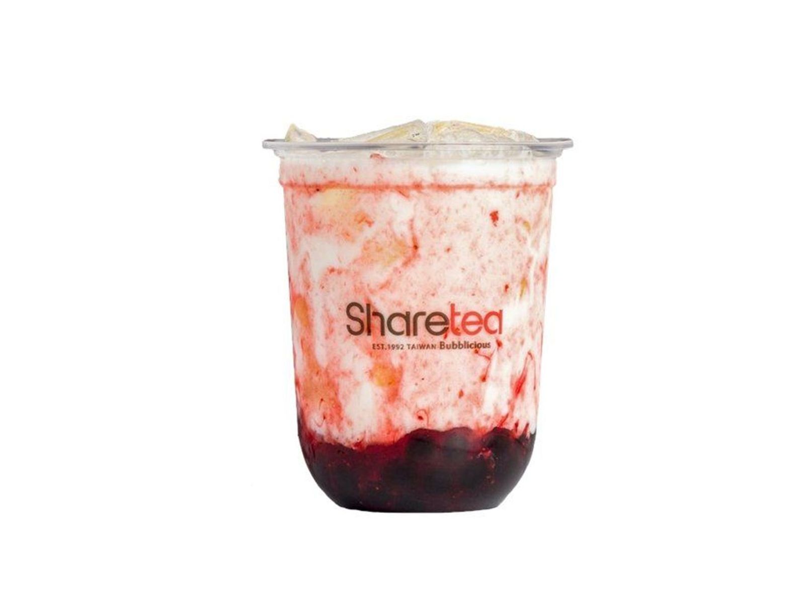 Order Strawberry Fresh Milk With Pearls food online from Sharetea store, Fremont on bringmethat.com