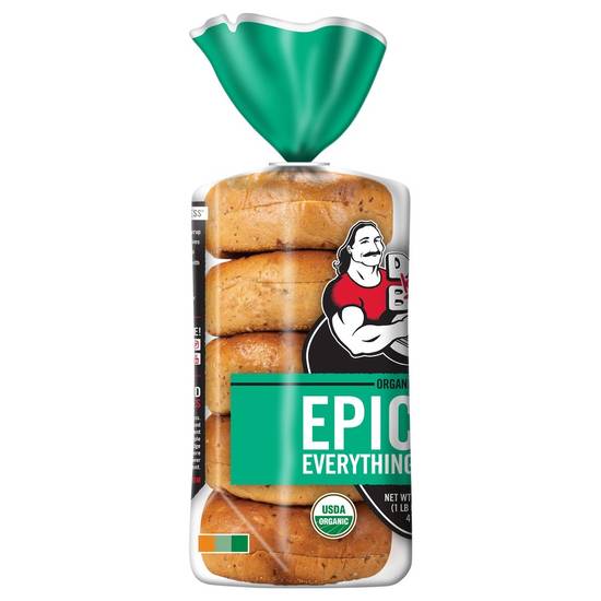 Order Dave's Killer Bread · Organic Epic Everything Bagels (16.8 oz) food online from Safeway store, Rehoboth Beach on bringmethat.com