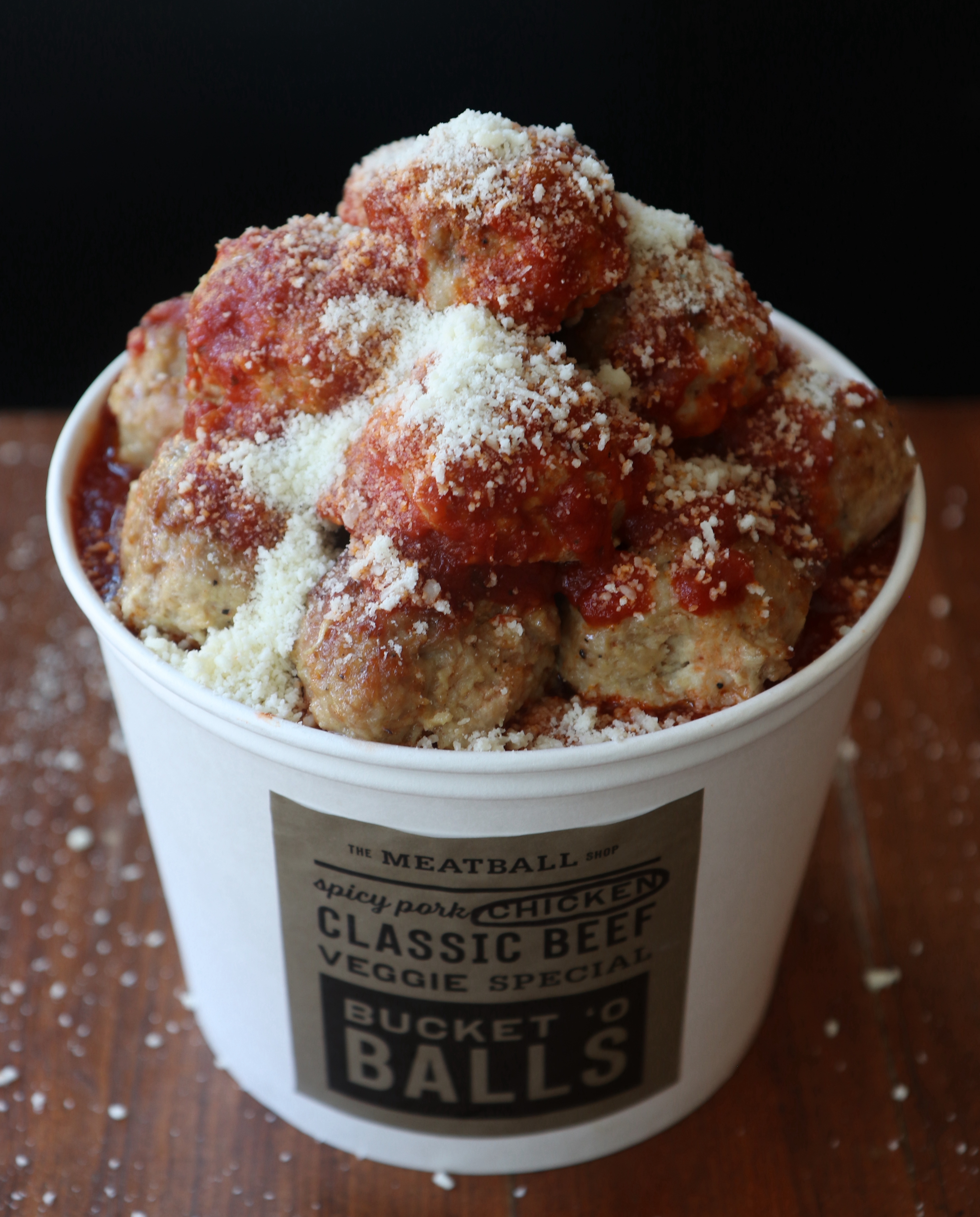 Order Bucket of B'alls food online from The Meatball Shop - Hell's Kitchen store, New York on bringmethat.com