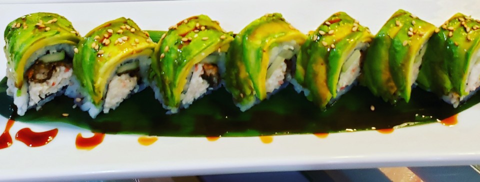 Order Caterpillar Roll food online from O Sumo Sushi store, Sherman Oaks on bringmethat.com