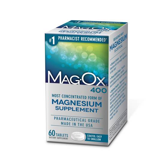 Order Mag Ox 400 Magnesium Tablets (60 ct) food online from Rite Aid store, Palm Desert on bringmethat.com