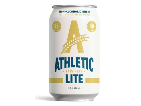 Order Athletic Lite Non-Alcoholic Brew - 6x 12oz Cans food online from Garfield's Beverage Warehouse store, Chicago on bringmethat.com
