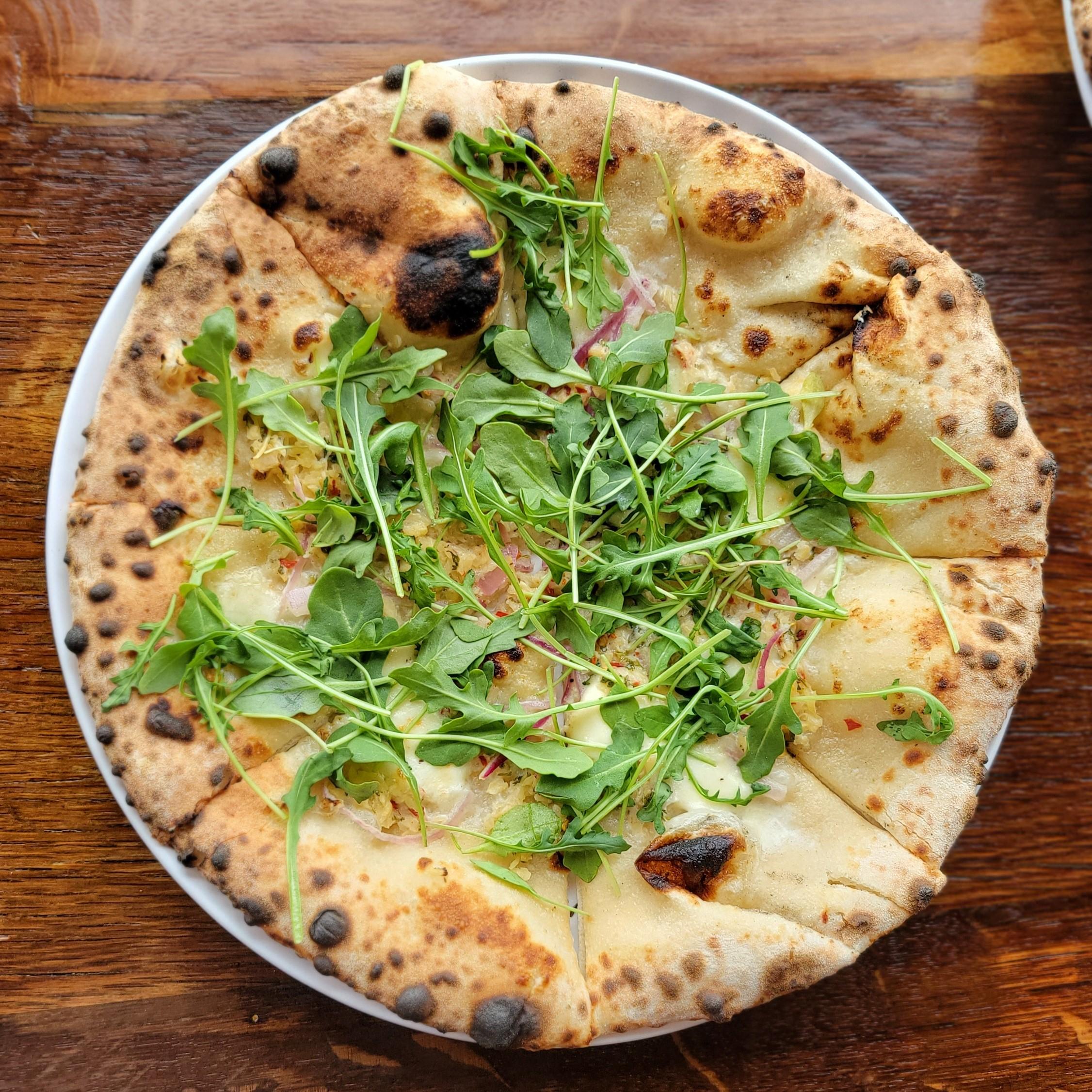 Order 12" Fennel Pizza food online from Smashing Tomato store, Lexington on bringmethat.com