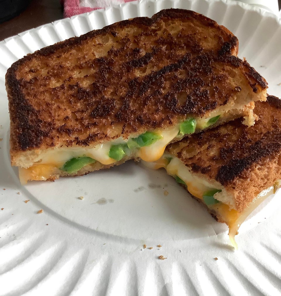 Order Garlic Jalapeno Grilled Cheese food online from Roadhouse Saloon store, Idaho Falls on bringmethat.com