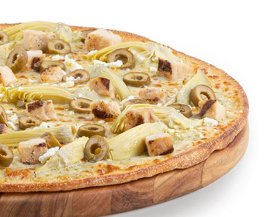 Order 12" Creamy Pesto Chicken food online from Pizza Guys store, Corona on bringmethat.com