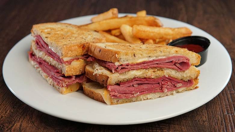 Order Triple Stack Reuben food online from Hickory Tavern store, Indian Land on bringmethat.com
