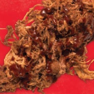 Order 1LB Pulled Pork food online from Full Service Bbq store, Maryville on bringmethat.com