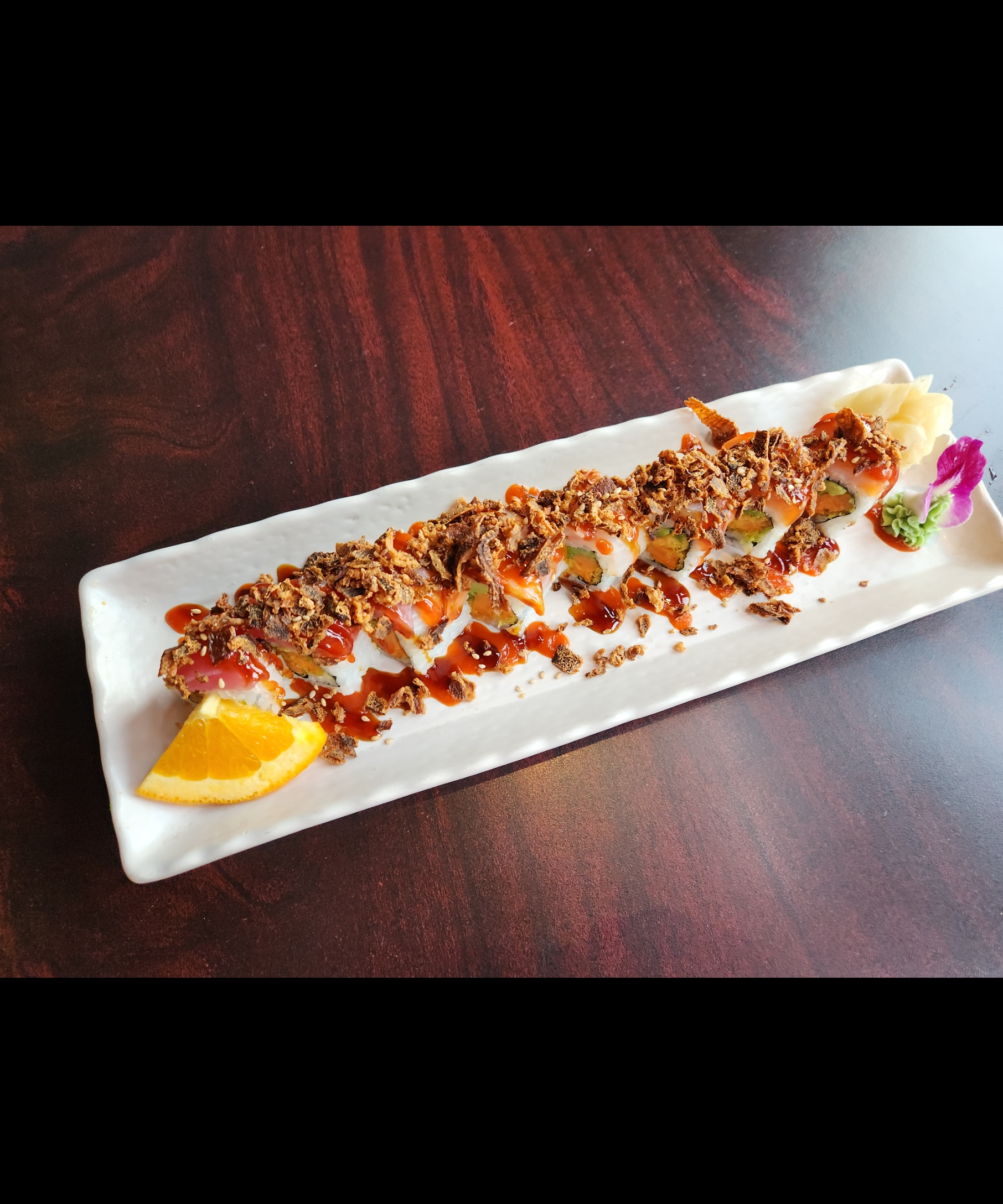 Order Volcano Roll food online from Tsui Sushi Bar store, Seattle on bringmethat.com