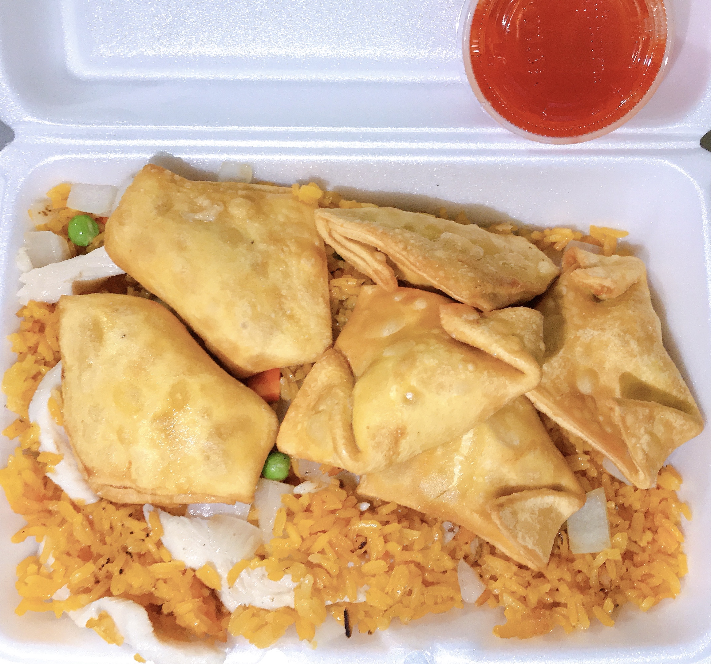 Order Cheese Crab Meat Wontons (6)（芝士云吞） food online from China House store, Philadelphia on bringmethat.com