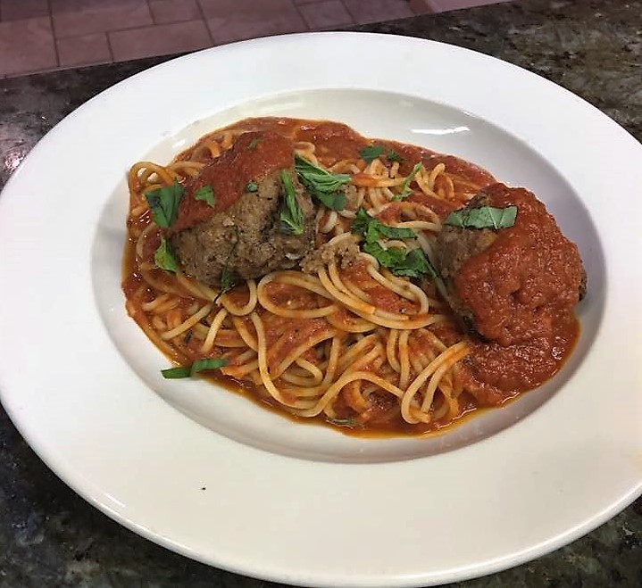 Order Pasta with Meatballs food online from Taste of Italy Restaurant & Pizzeria store, Hackettstown on bringmethat.com