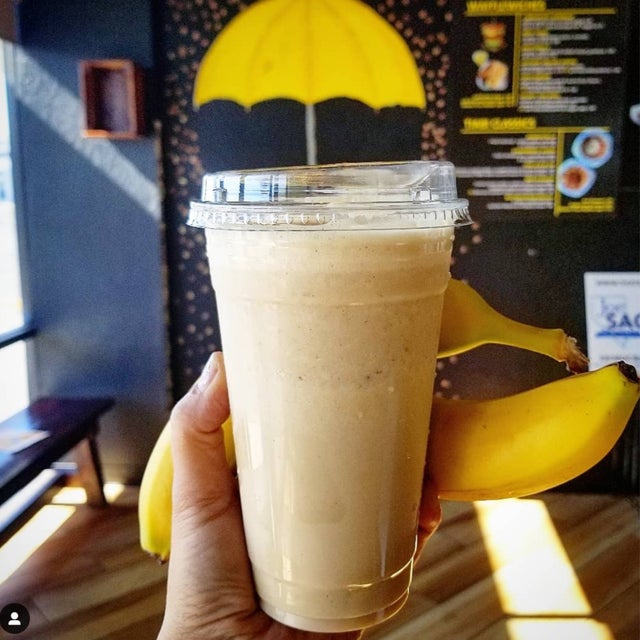 Order Banana Peanut Butter food online from Tiabi Coffee & Waffle store, Las Vegas on bringmethat.com