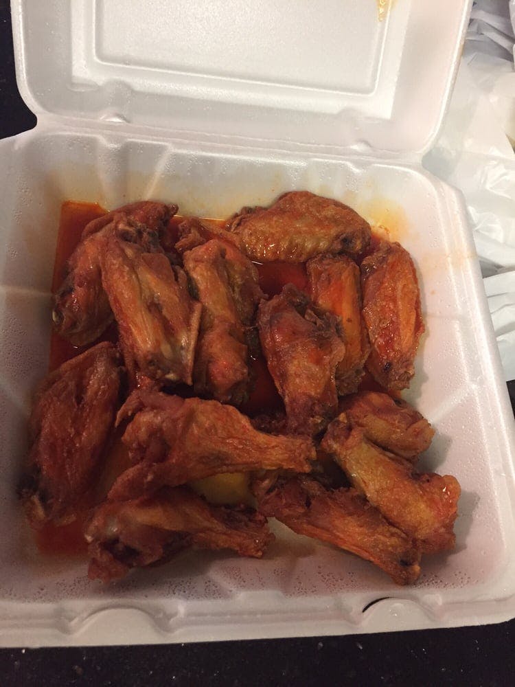 Order Buffalo Wings - 5 Pieces food online from Atomic Wings store, Jersey City on bringmethat.com