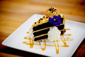 Order Salted Caramel Cake food online from Venue Restaurant & Lounge store, Lincoln on bringmethat.com