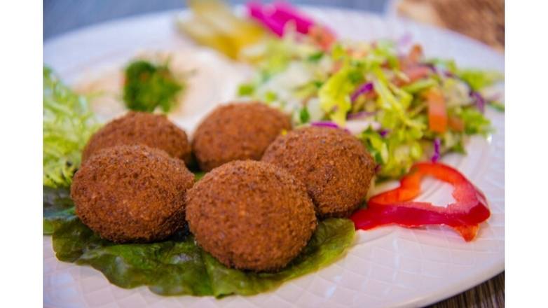 Order Falafel Plate food online from Fresh Pita Catering store, Culver City on bringmethat.com
