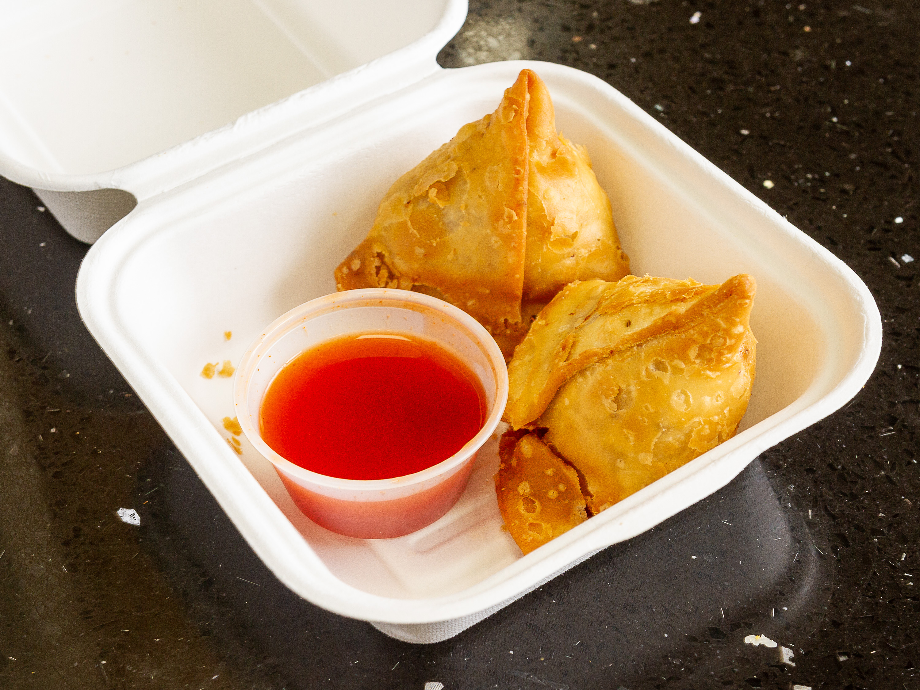 Order samosa {2} food online from Liberty Pizza & Sub store, Windsor Mill on bringmethat.com
