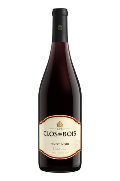 Order Clos Du Bois Pinot Noir ( 750 ML ) food online from Friends Snacks store, San Francisco on bringmethat.com