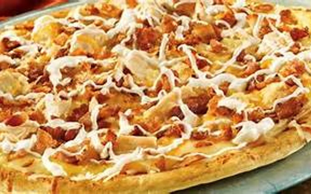 Order Chicken Bacon Ranch Pizza - Medium 14" food online from Pino's Pizzeria store, Easton on bringmethat.com