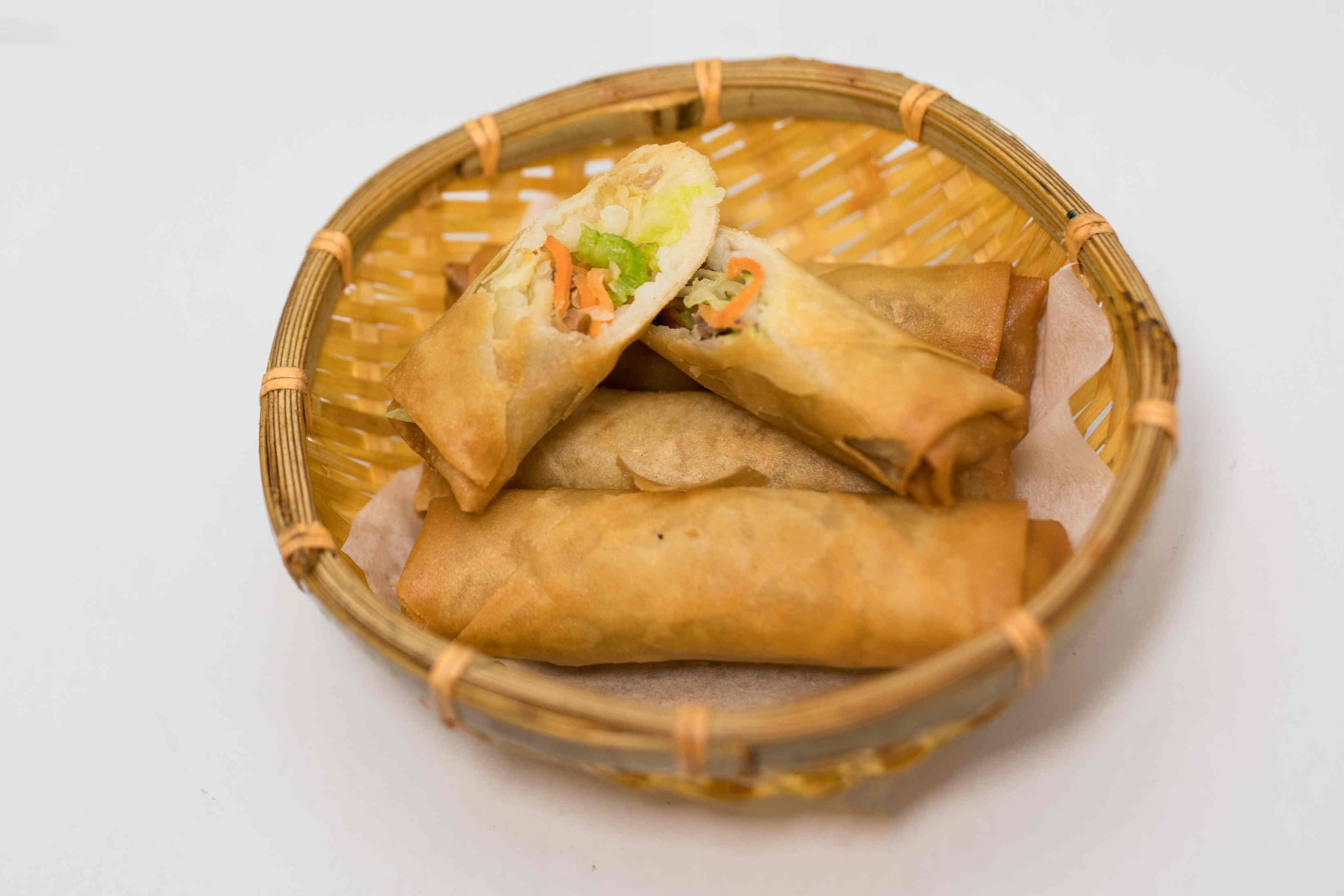 Order Duck Spring Roll food online from Sichuan hot pot cuisine store, New York on bringmethat.com