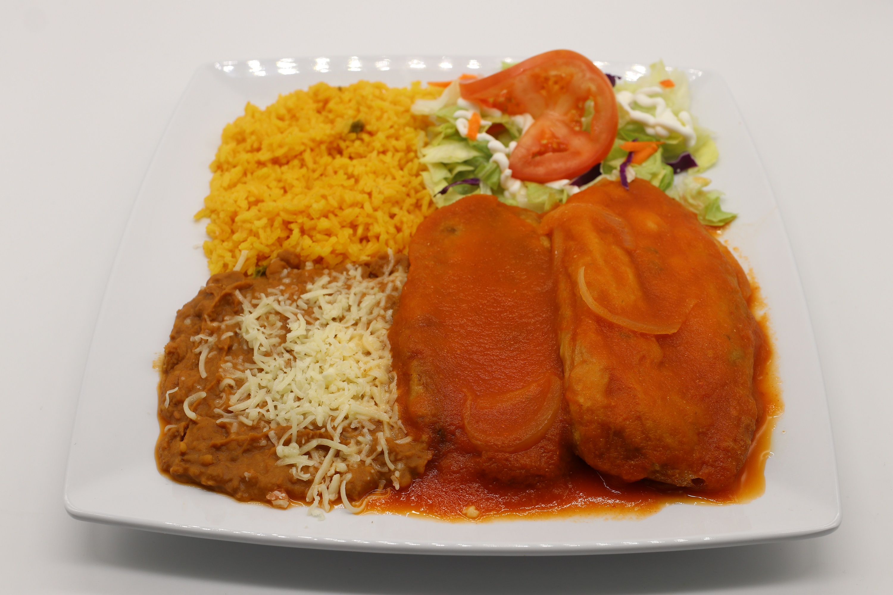 Order Chiles Rellenos food online from Tequila Taqueria store, Livemore on bringmethat.com