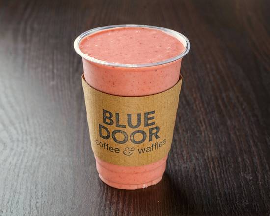 Order Strawberry Smoothie food online from The Blue Door store, Savannah on bringmethat.com
