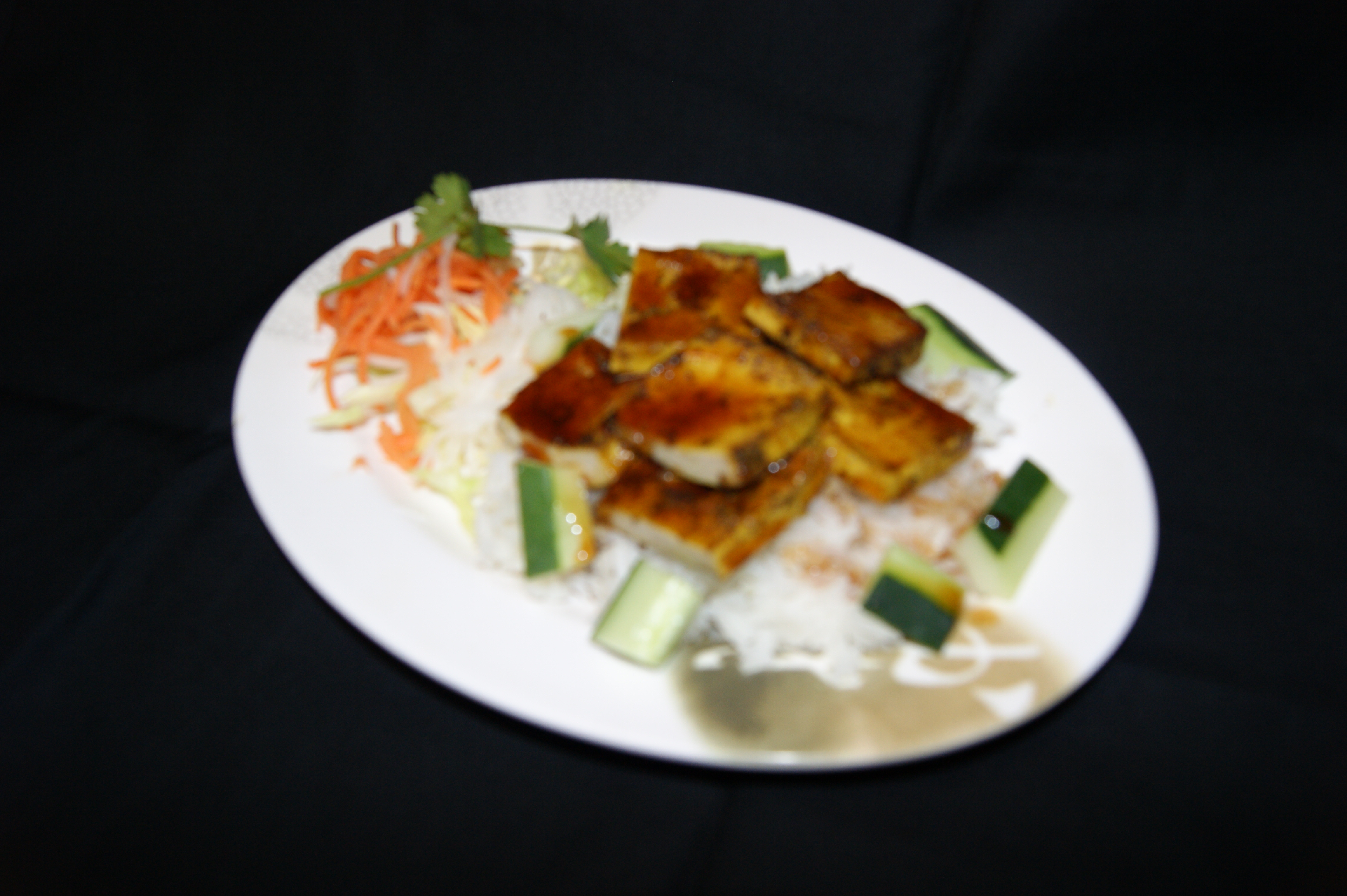 Order KD3. Kid's Pan-Fried Tofu food online from Saigon Subs & Cafe store, Morristown on bringmethat.com