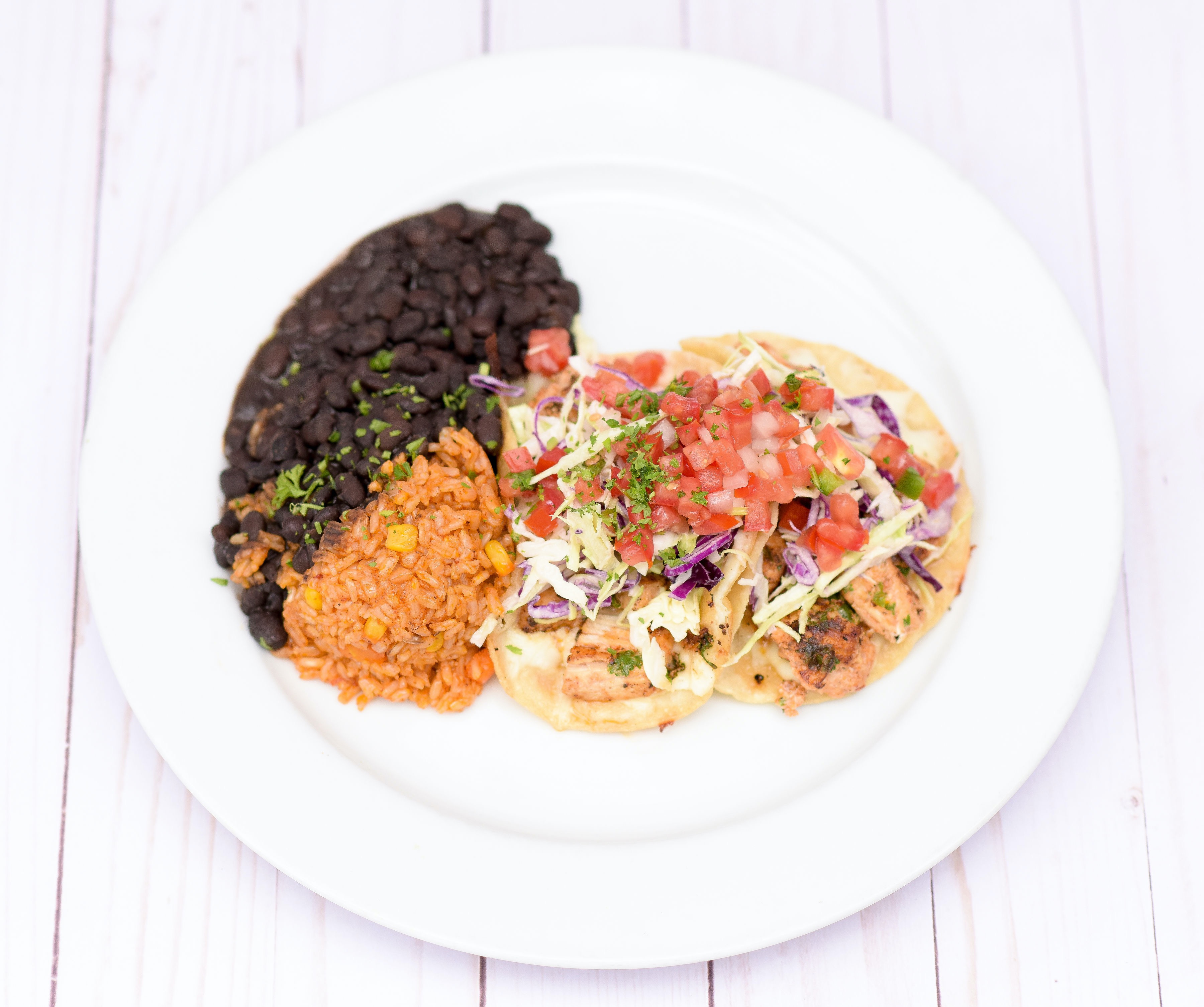 Order Grilled Fish Soft Tacos food online from Cafe Vida store, Pacific Palisades on bringmethat.com