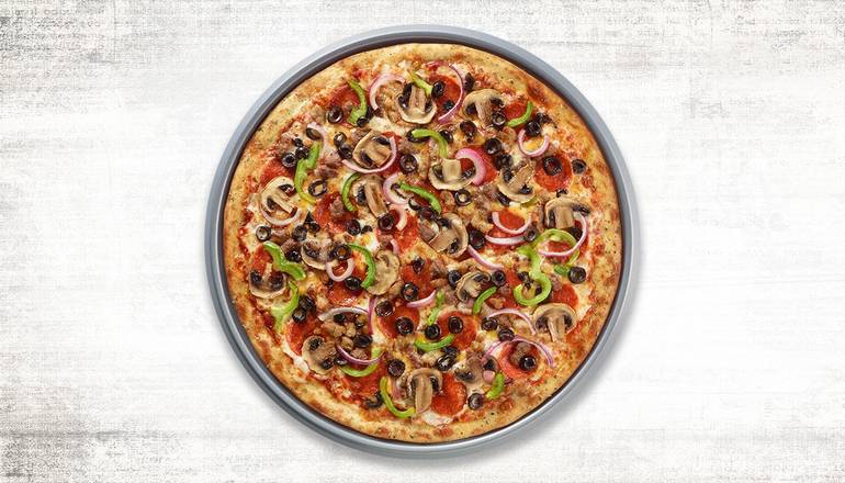 Order Supreme Large 14" Specialty Pizza food online from Pasqually Pizza & Wings P448 store, Whitehall on bringmethat.com