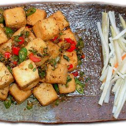 Order Fried Tofu 椒盐炸豆腐  food online from Chengdu House store, Valley Village on bringmethat.com
