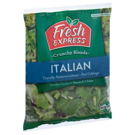Order Fresh Express · Crunchy Blends Italian Salad (9 oz) food online from Albertsons store, Lafayette on bringmethat.com