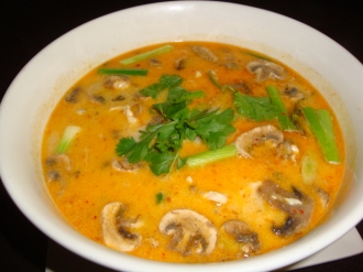 Order 80. Coconut Soup with Chicken food online from Nine & Nine Thai Kitchen store, Pasadena on bringmethat.com