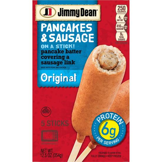 Order Jimmy Dean Pancake and Sausage on a Stick, 12.5 OZ food online from Cvs store, Temecula on bringmethat.com